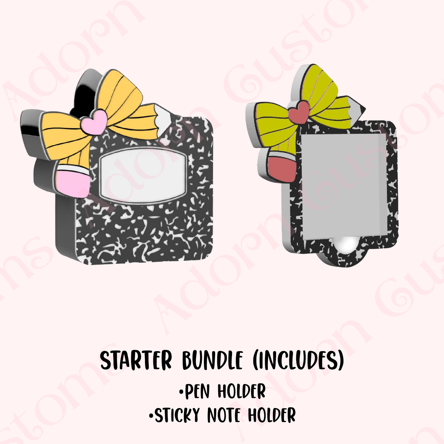 Composition Book w/ Bow Bundle