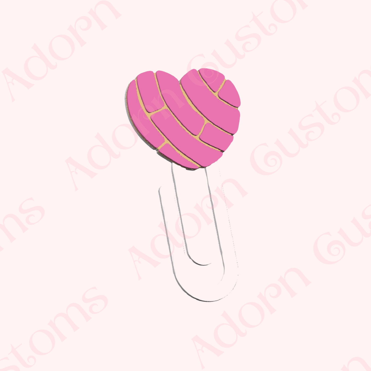 Concha Heart Jumbo Paper Clip