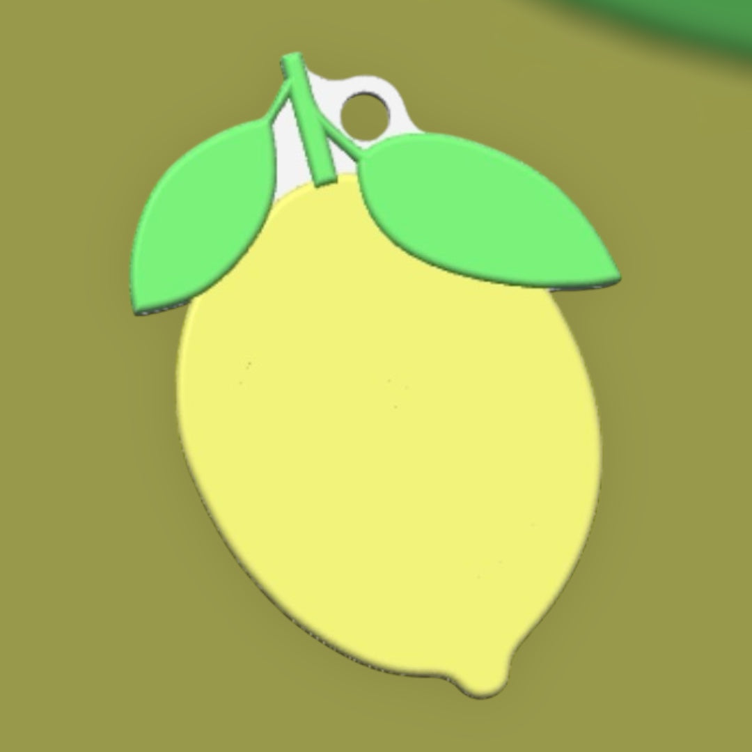 Lemon NFC Keychain