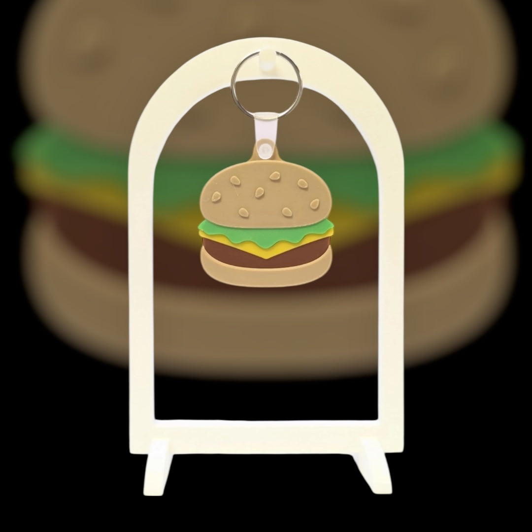 Cheeseburger NFC Keychain