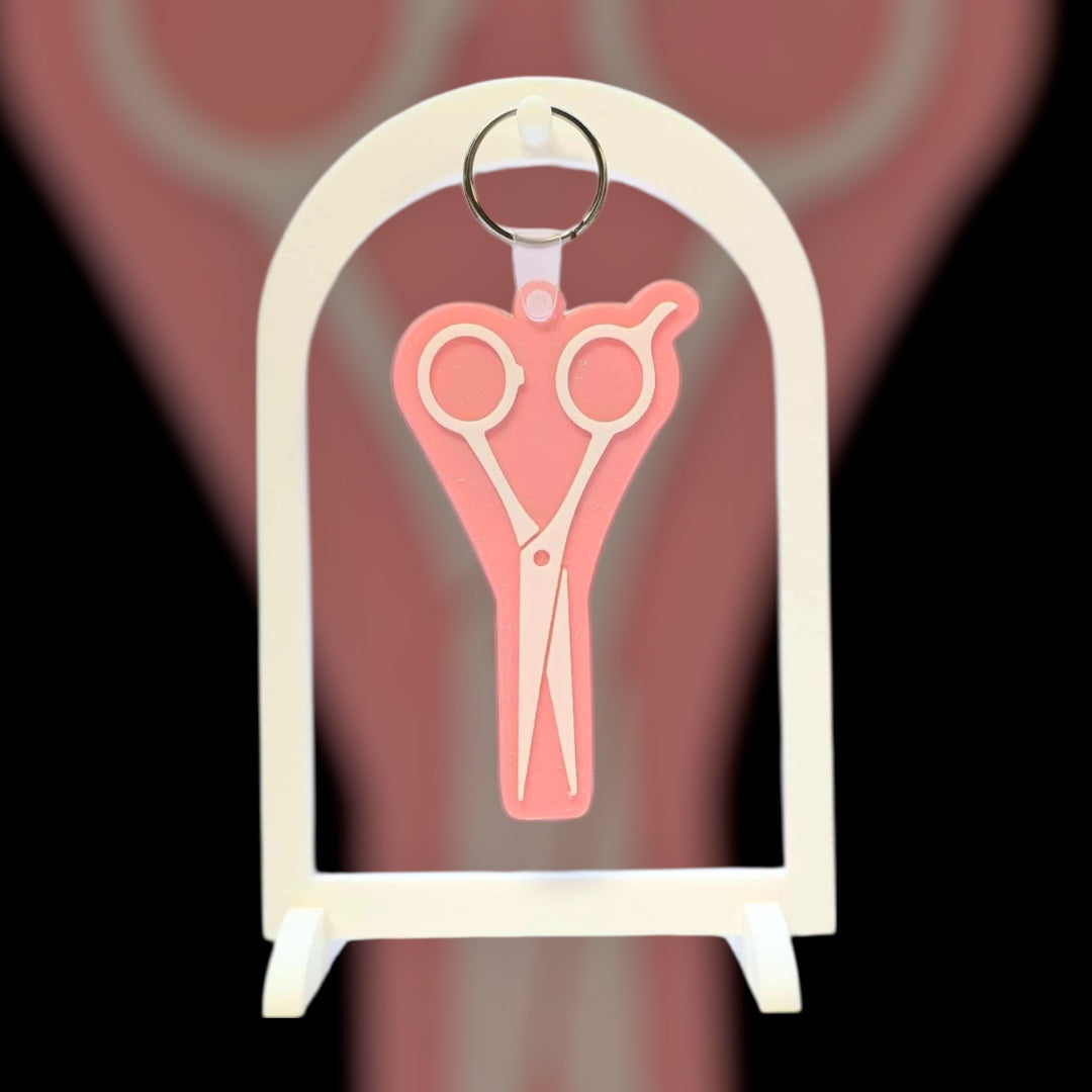 Scissors NFC Keychain