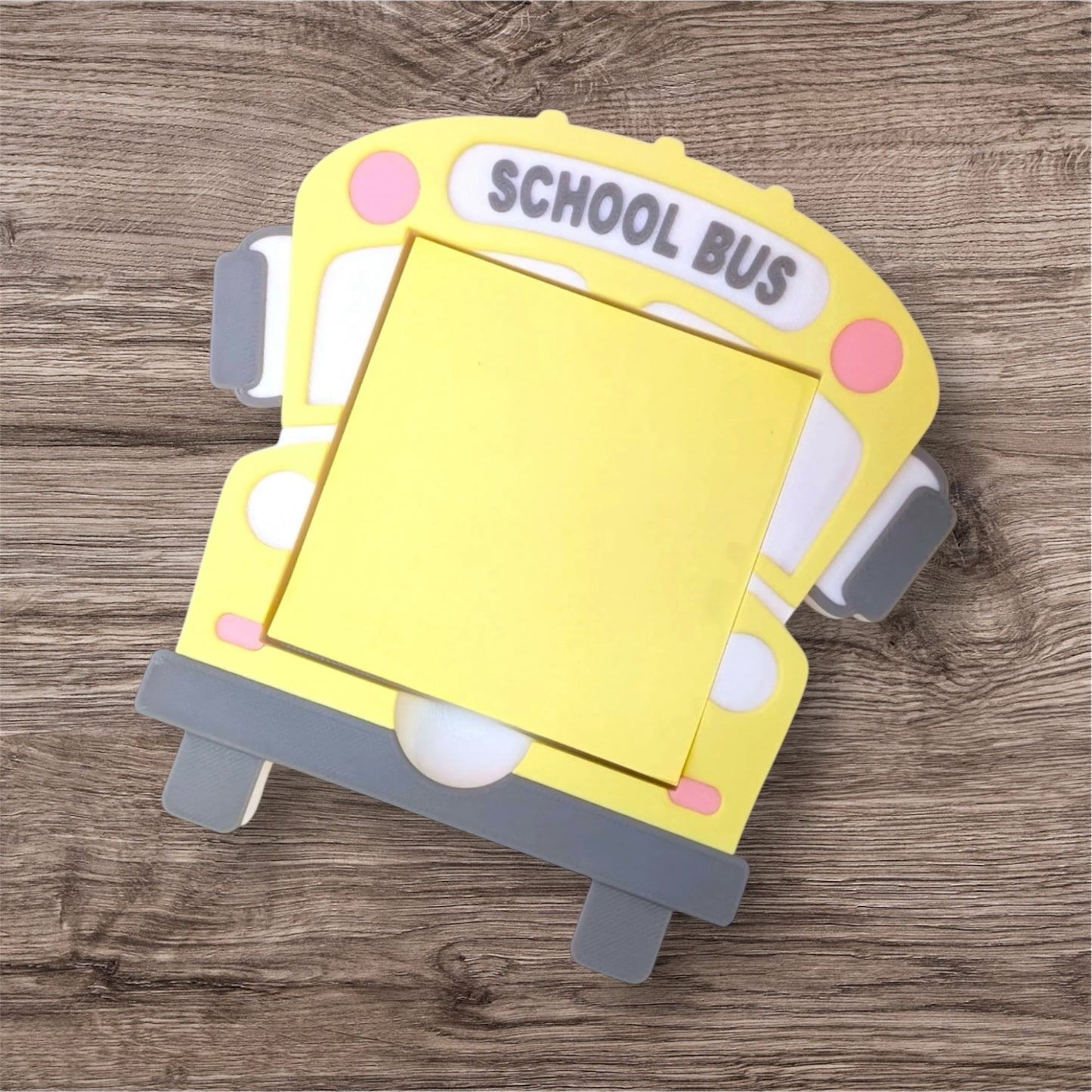 School Bus Sticky Note Holder