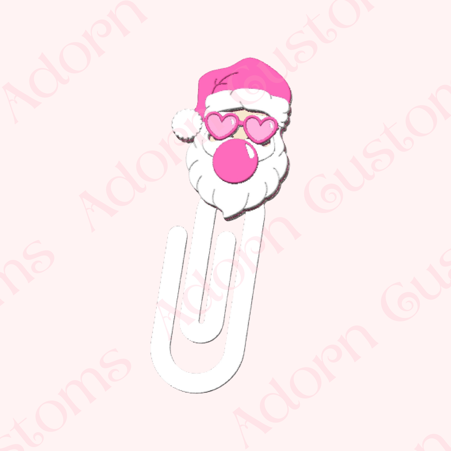 Sassy Santa Jumbo Paper Clip