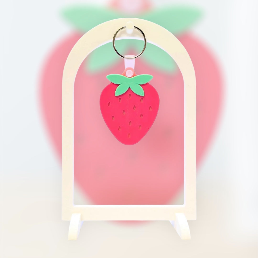 Strawberry NFC Keychain