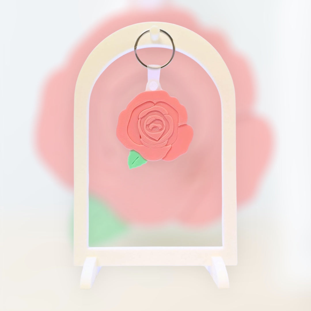 Rose NFC Keychain