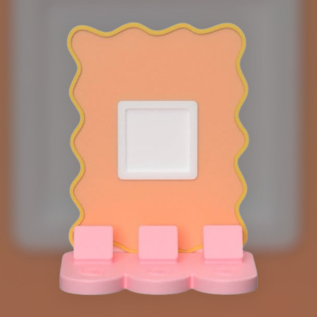 Wavy Rectangle w/ Square NFC Stand