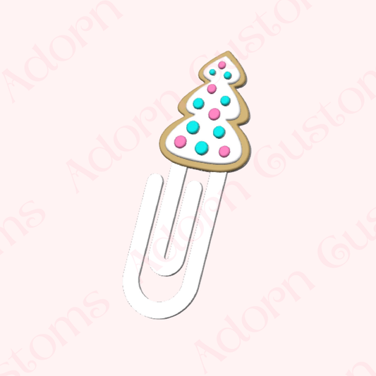 Christmas Tree Cookie Jumbo Paper Clip