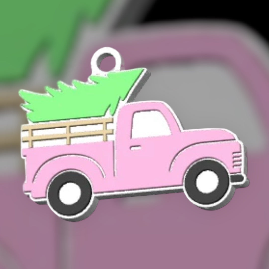 Farm Truck NFC Keychain