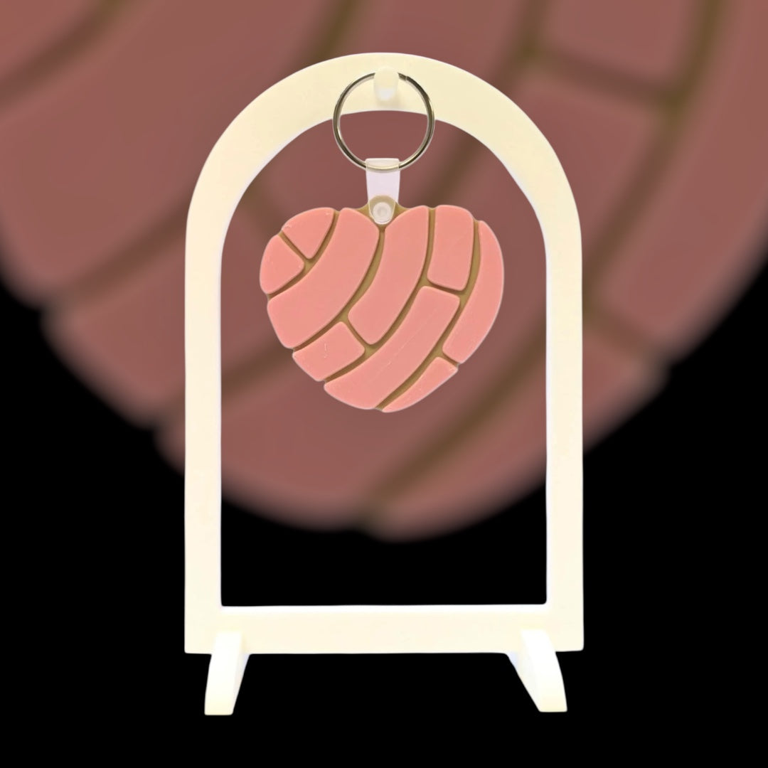 Concha Heart NFC Keychain