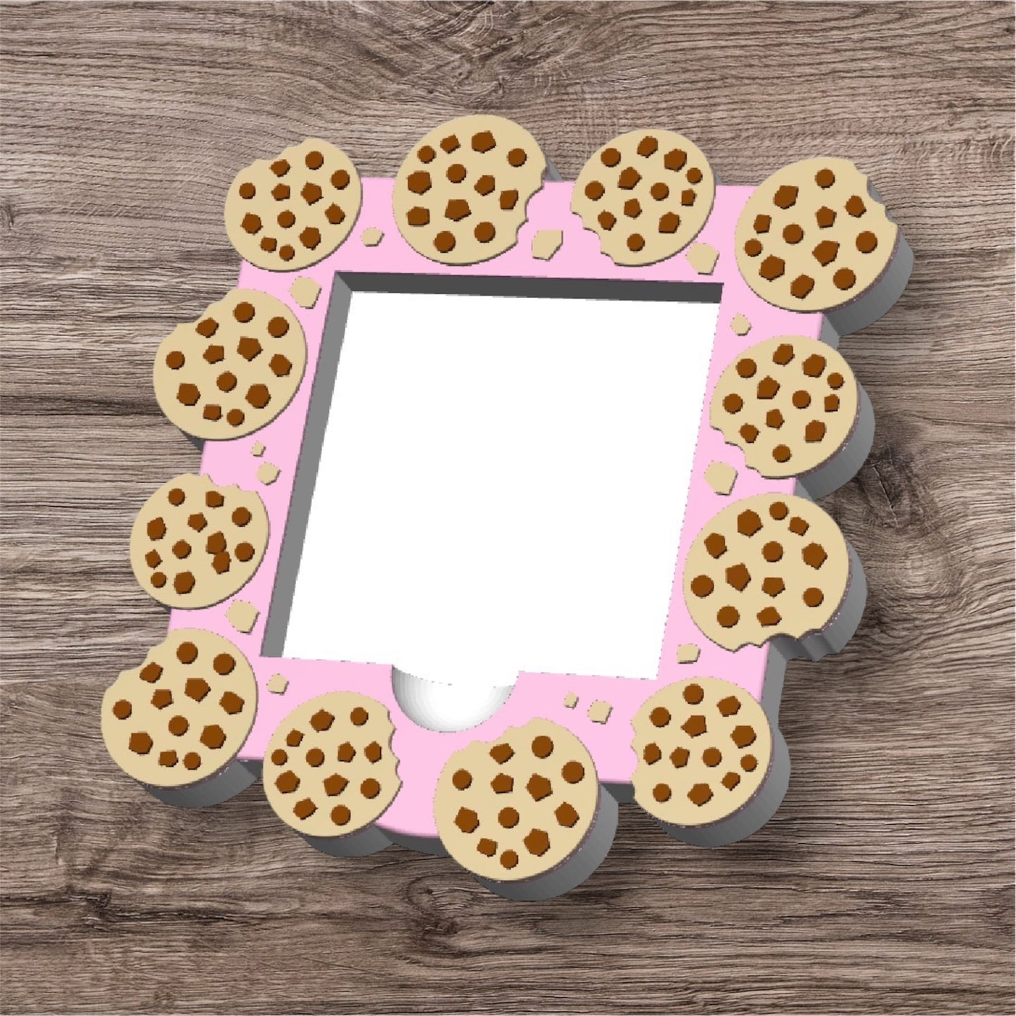 Chocolate Chip Cookie Sticky Note Holder
