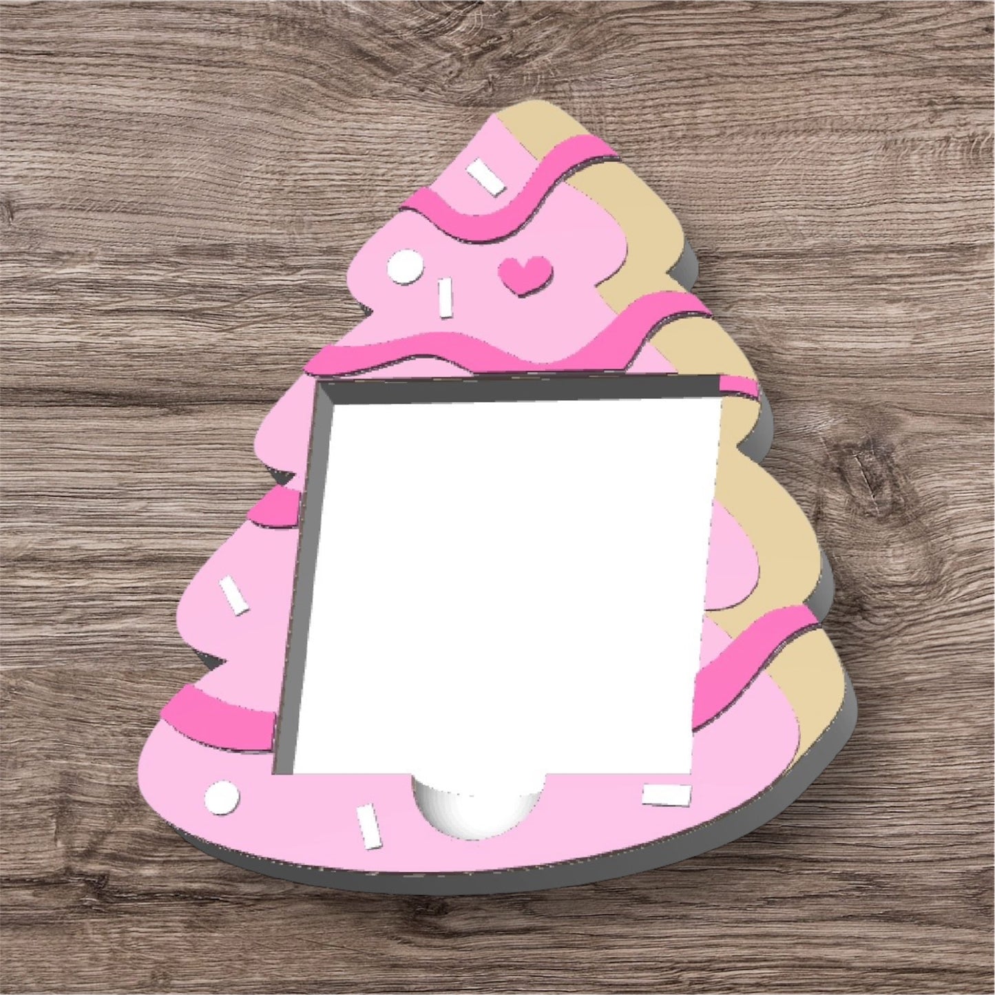Christmas Tree Cake Sticky Note Holder