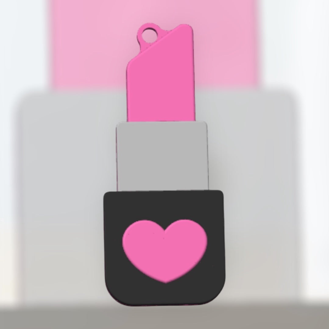 Lipstick NFC Keychain