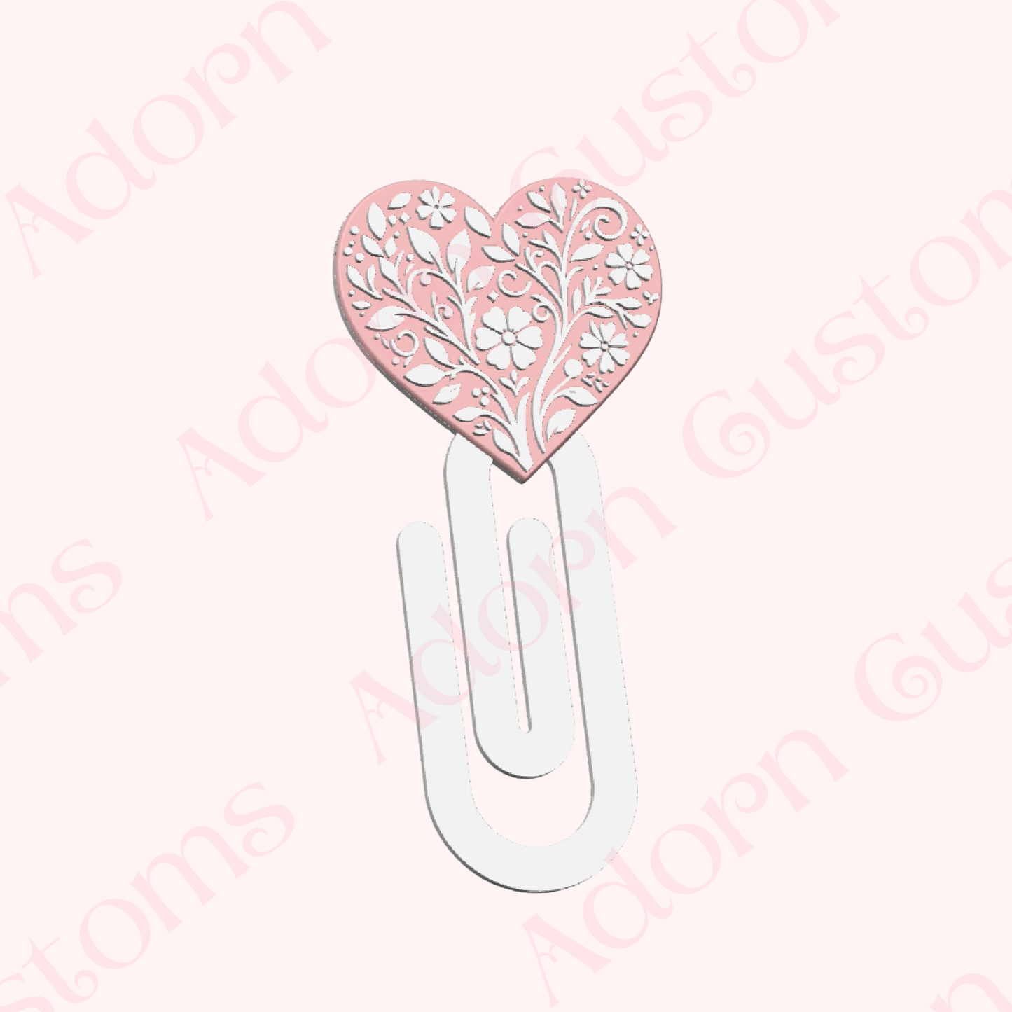 Heart Motif Jumbo Paper Clip