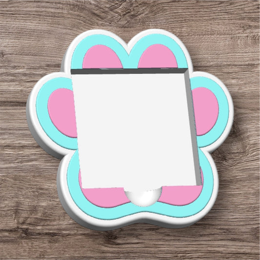 Paw Print Sticky Note Holder