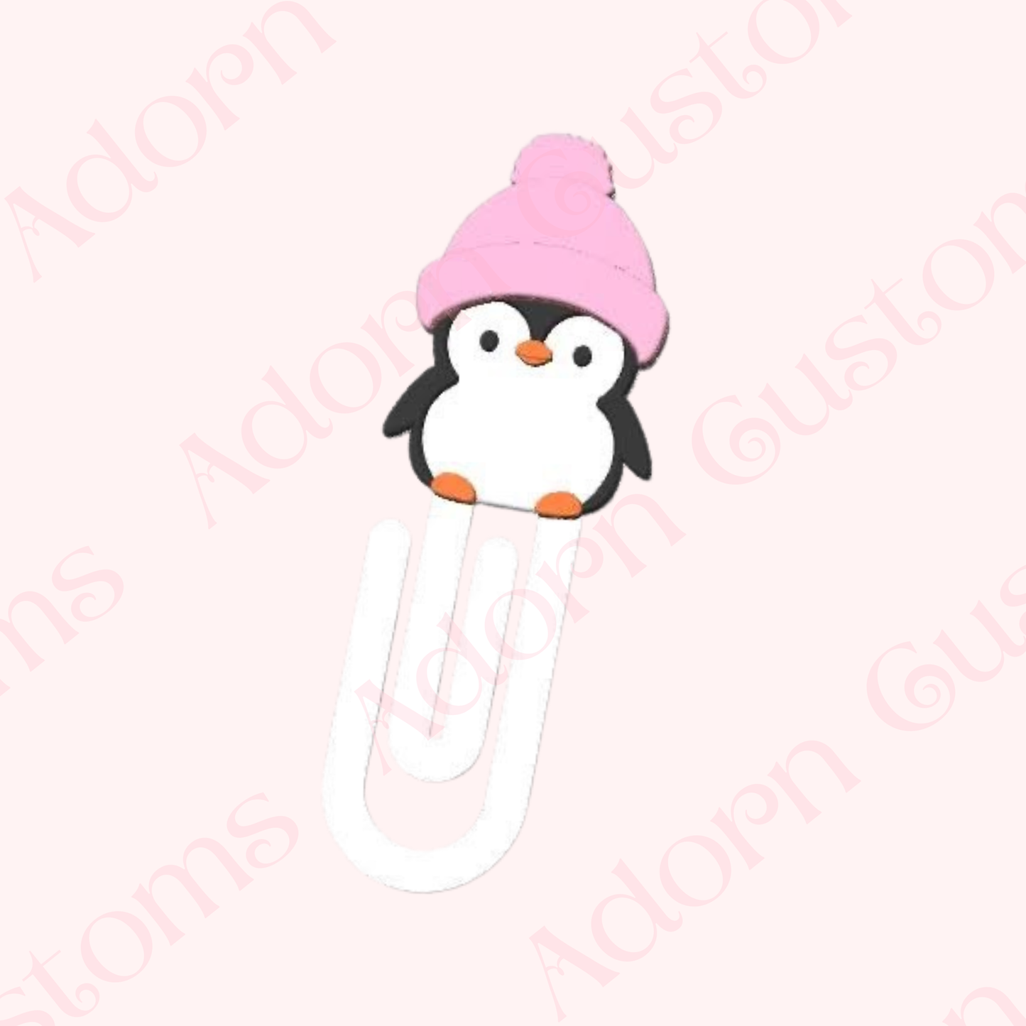 Winter Penguin Jumbo Paper Clip