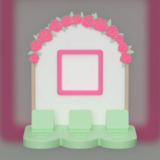 Rose Arch w/ Square NFC Stand