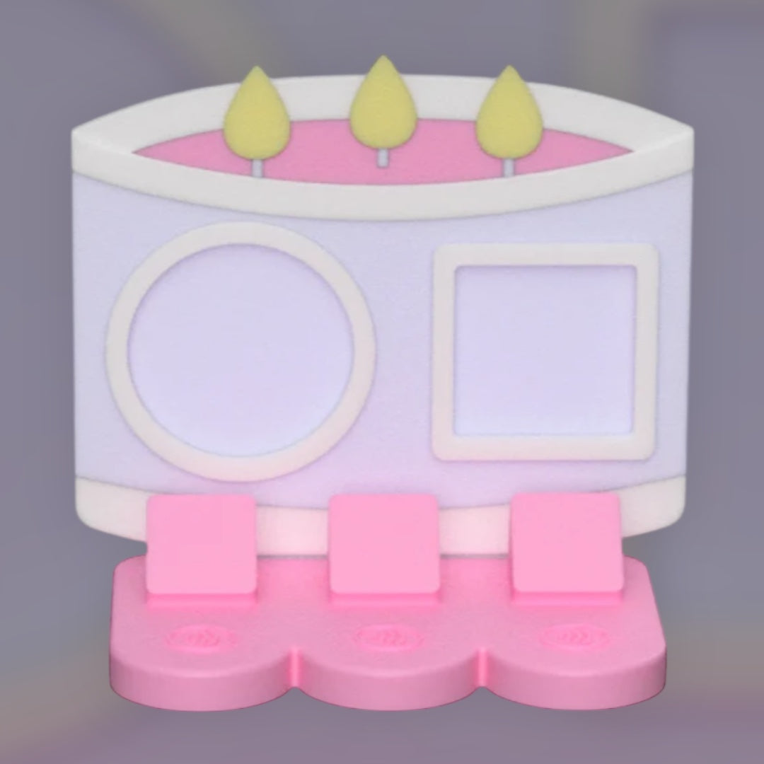 Candle w/ Three Wicks NFC Stand