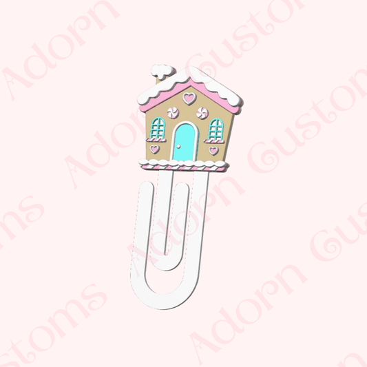 Gingerbread House Jumbo Paper Clip
