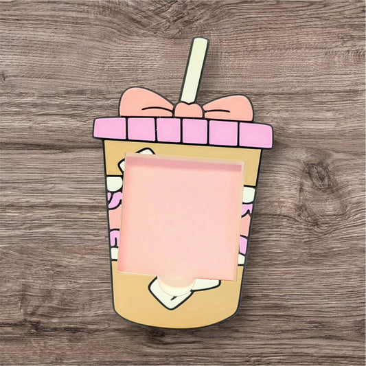 Iced Coffee Sticky Note Holder