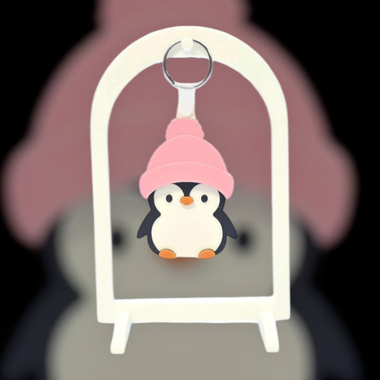 Winter Penguin NFC Keychain