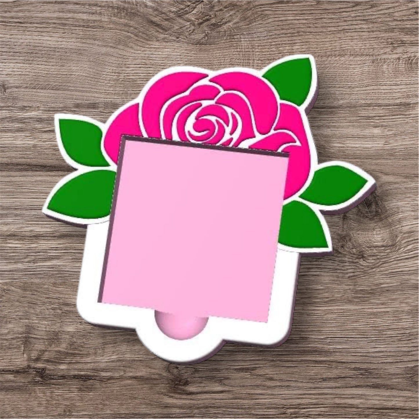 Rose Sticky Note Holder