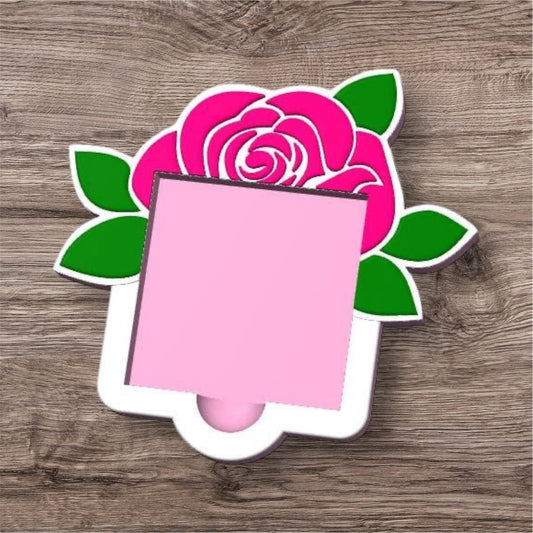 Rose Sticky Note Holder