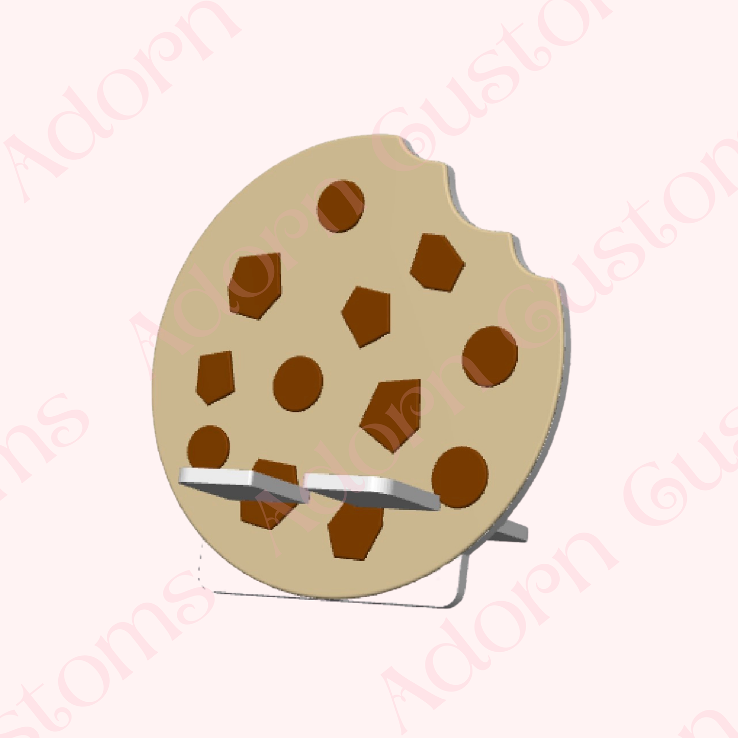 Chocolate Chip Cookie Phone Stand