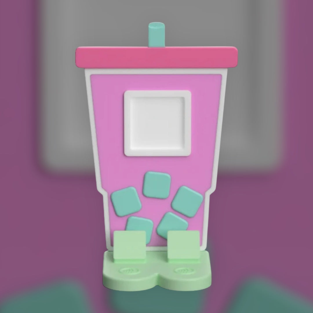 Loaded Tea Cup w/ Square NFC Stand