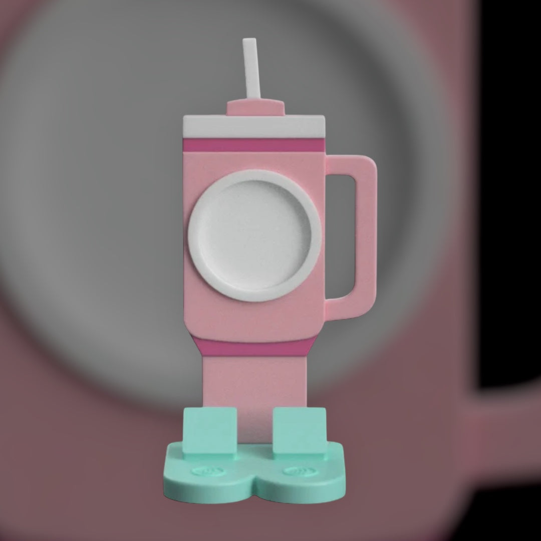 Tumbler w/ Circle NFC Stand