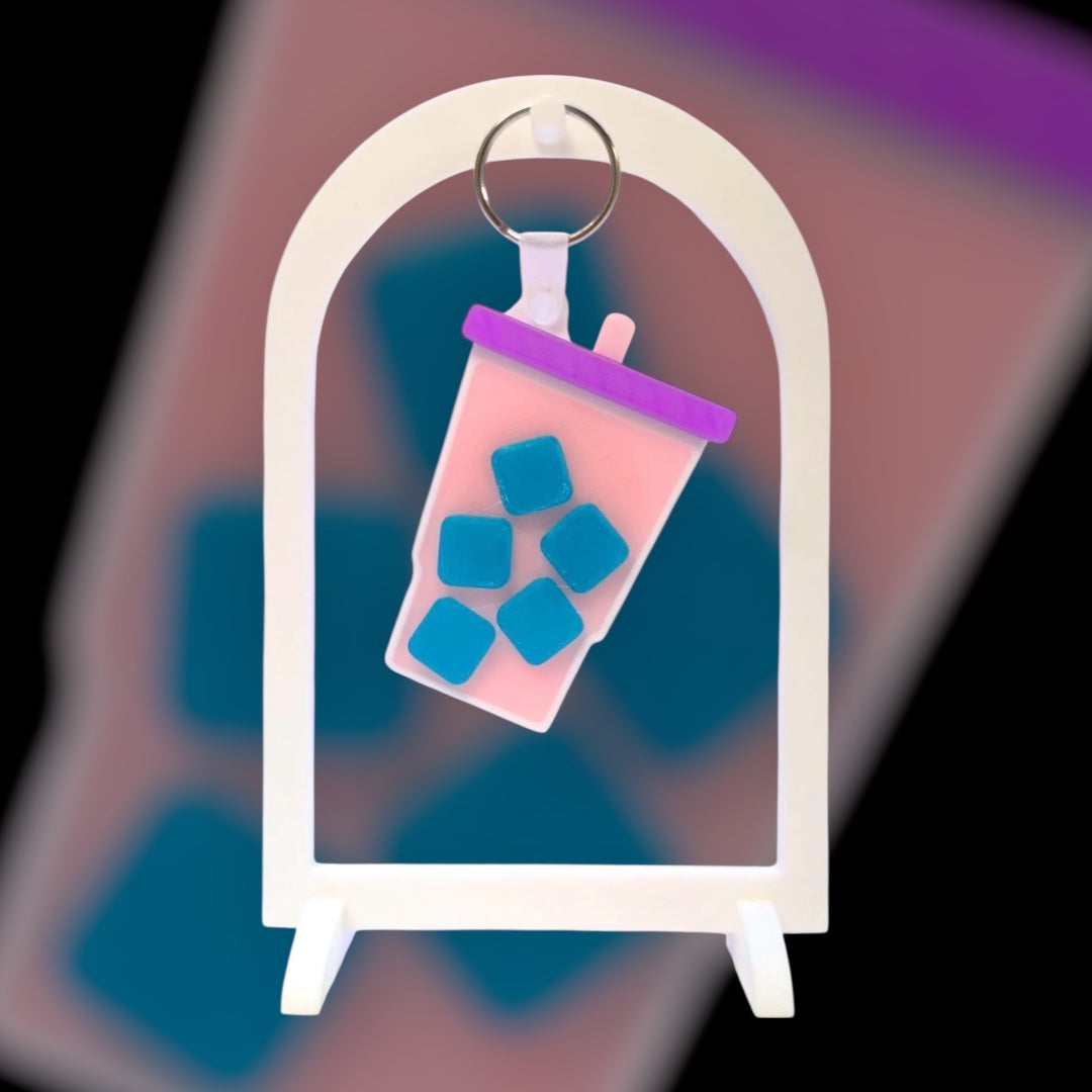 Loaded Tea Cup NFC Keychain