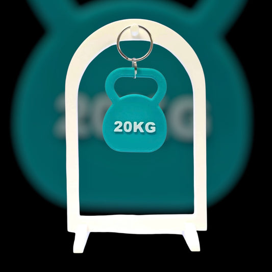 Kettlebell NFC Keychain