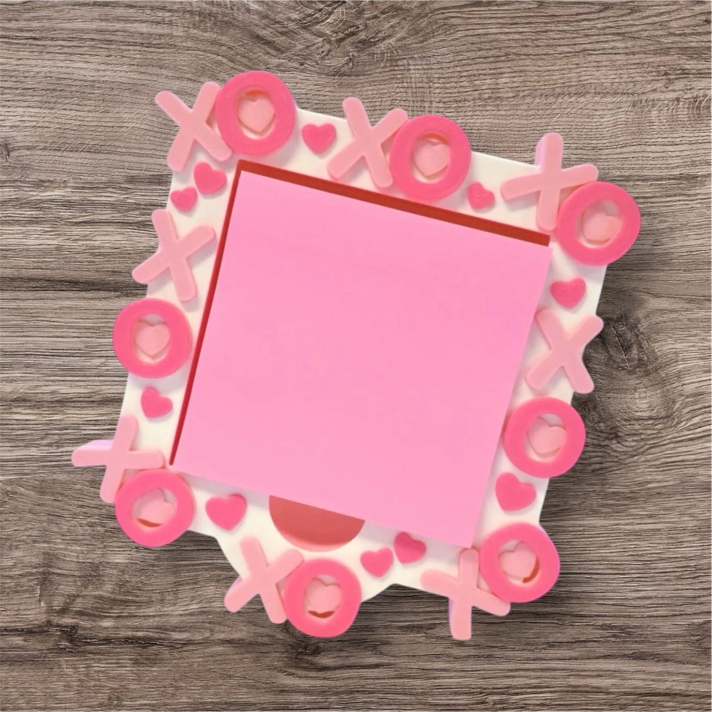 XO Hugs & Kisses Sticky Note Holder