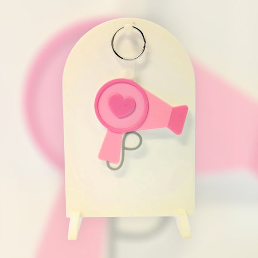 Hair Dryer NFC Keychain