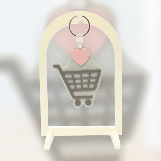 Shopping Cart NFC Keychain