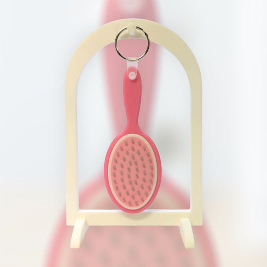 Hairbrush NFC Keychain